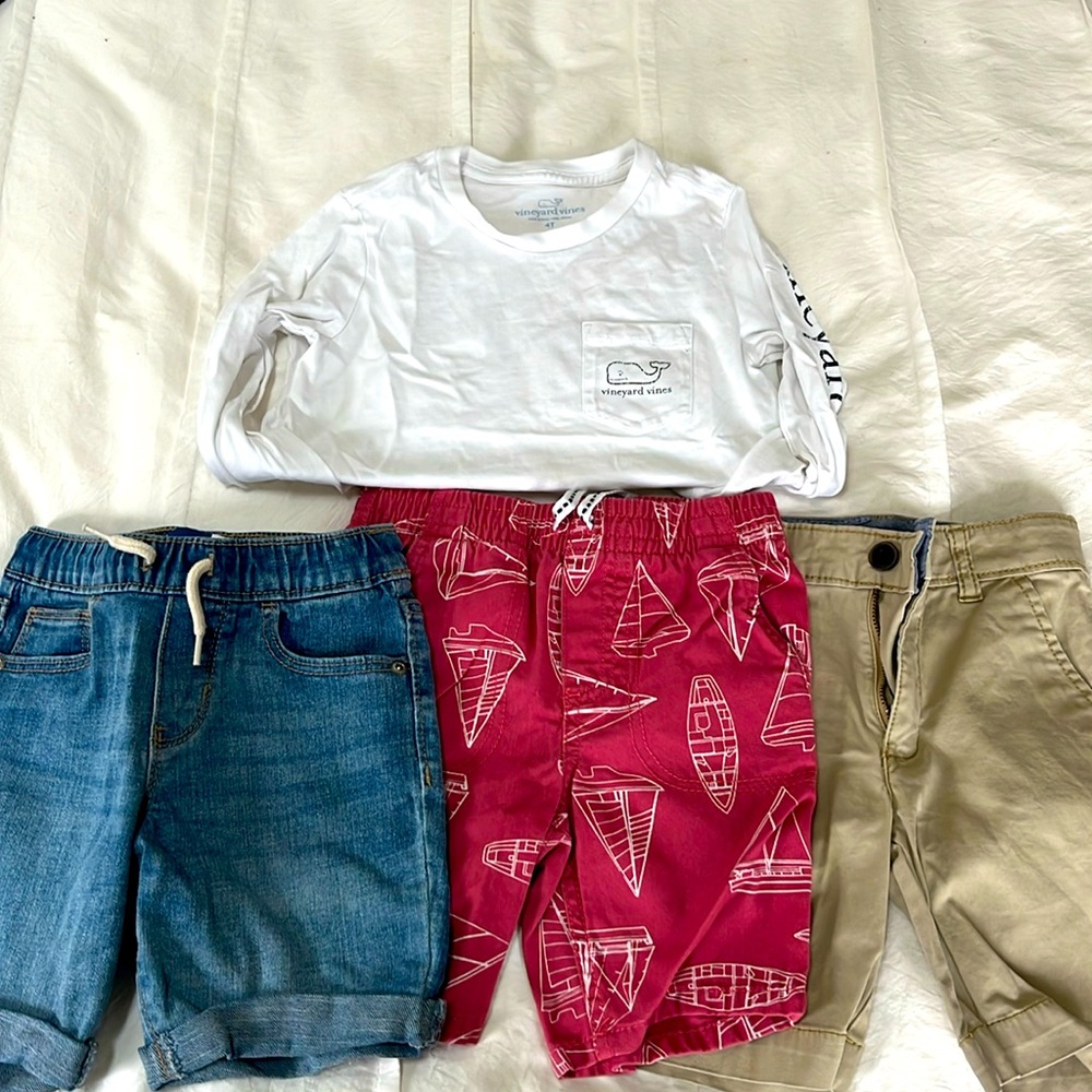 Toddler boys size 4 shorts bundle